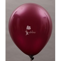Burgundy Metallic Plain Balloon